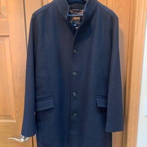 Classic Men's Navy Trench Coat